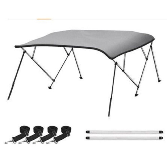 Naviskin 3/4 Bow Bimini Top Cover Hardware, Storage Boot with 1 Inch Frame - Picture 1 of 7
